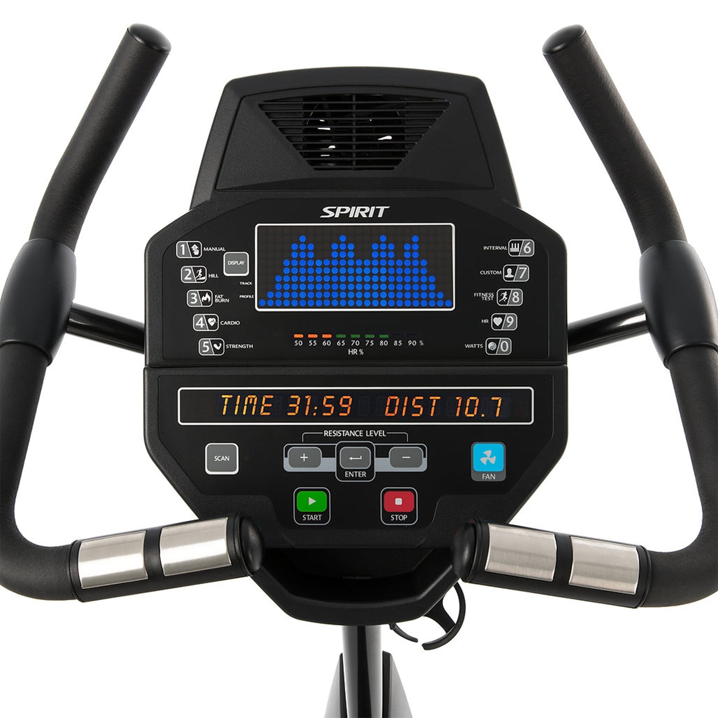 Spirit Fitness CU800 Commercial Upright Bike