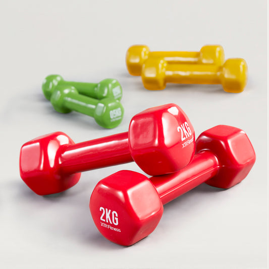 Hex Vinyl Dumbbells