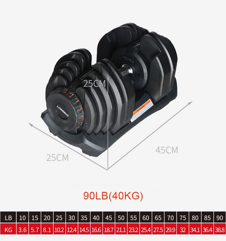 Adjustable Dumbbell Set 40KG