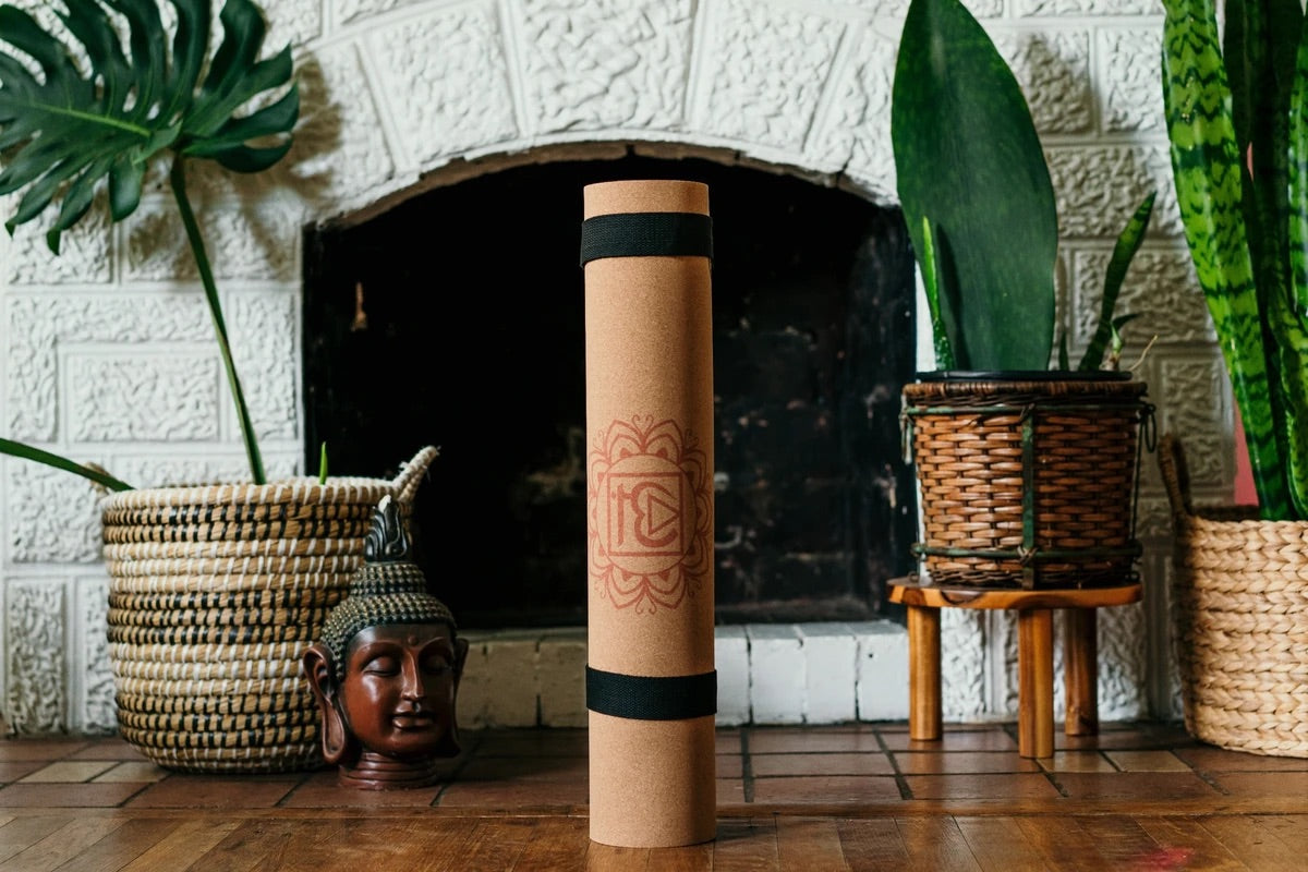 Cork Yoga Mat - Chakras